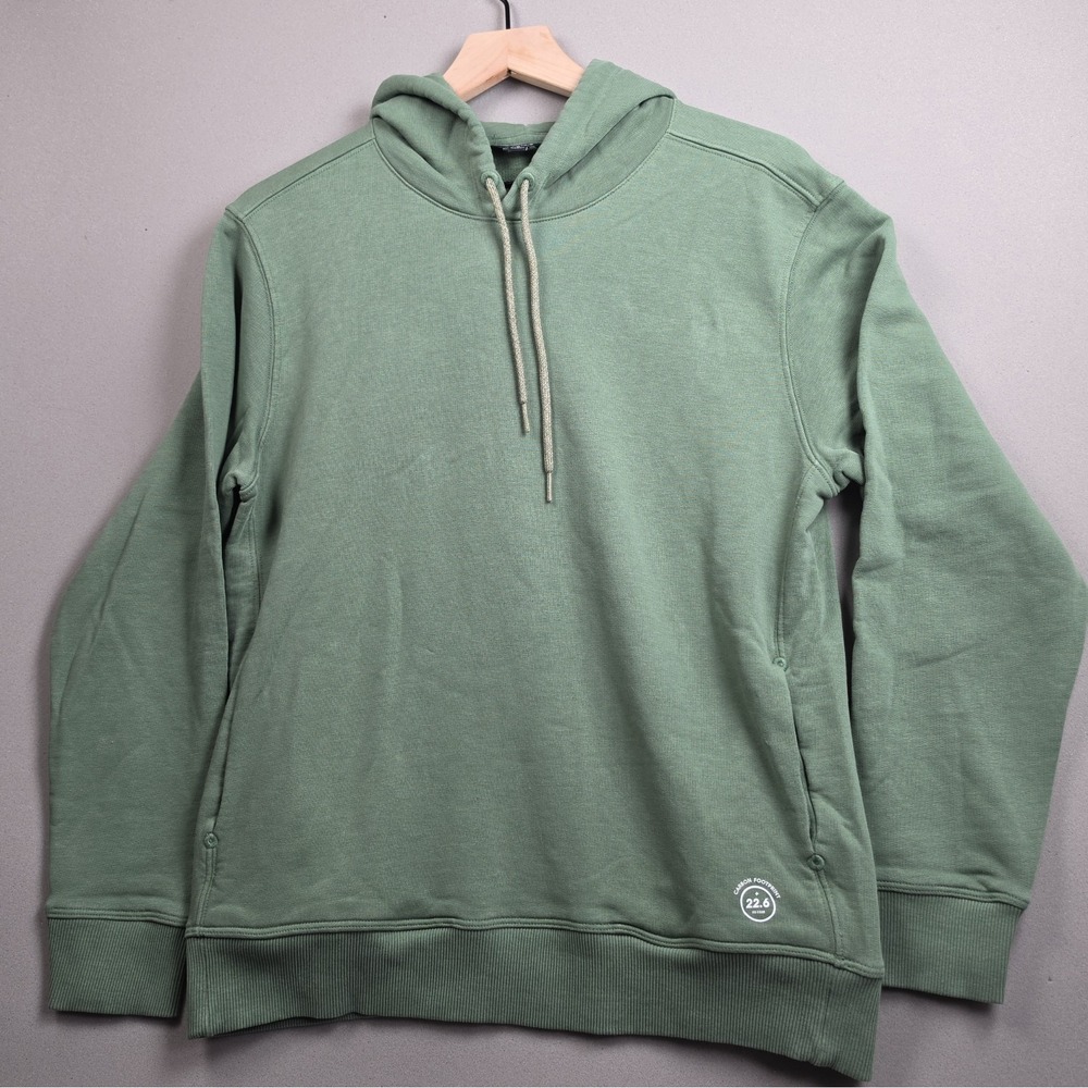 Allbirds R&R Hoodie Women's M Sage Green Organic Pima Cotton Pullover Sweatshirt